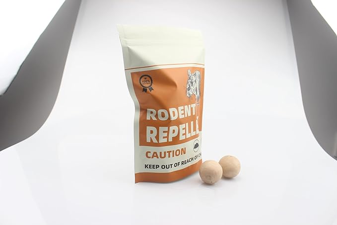 Rodent Repellent, Mouse Repellent, High-Strength Mice Repellent, Rodent Mouse Repellent Indoor, Moth Balls for Outdoor Use - 9P