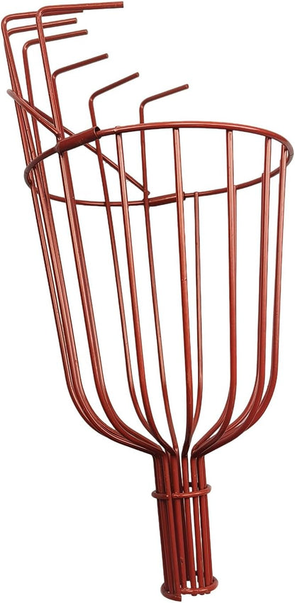 Stainless Steel Fruit Picker Basket Tool for Apple, Cherry, Berry, Orange, Blueberry, Mango, Avocado, Lemon, Peach Harvesting (12FT Full Set)