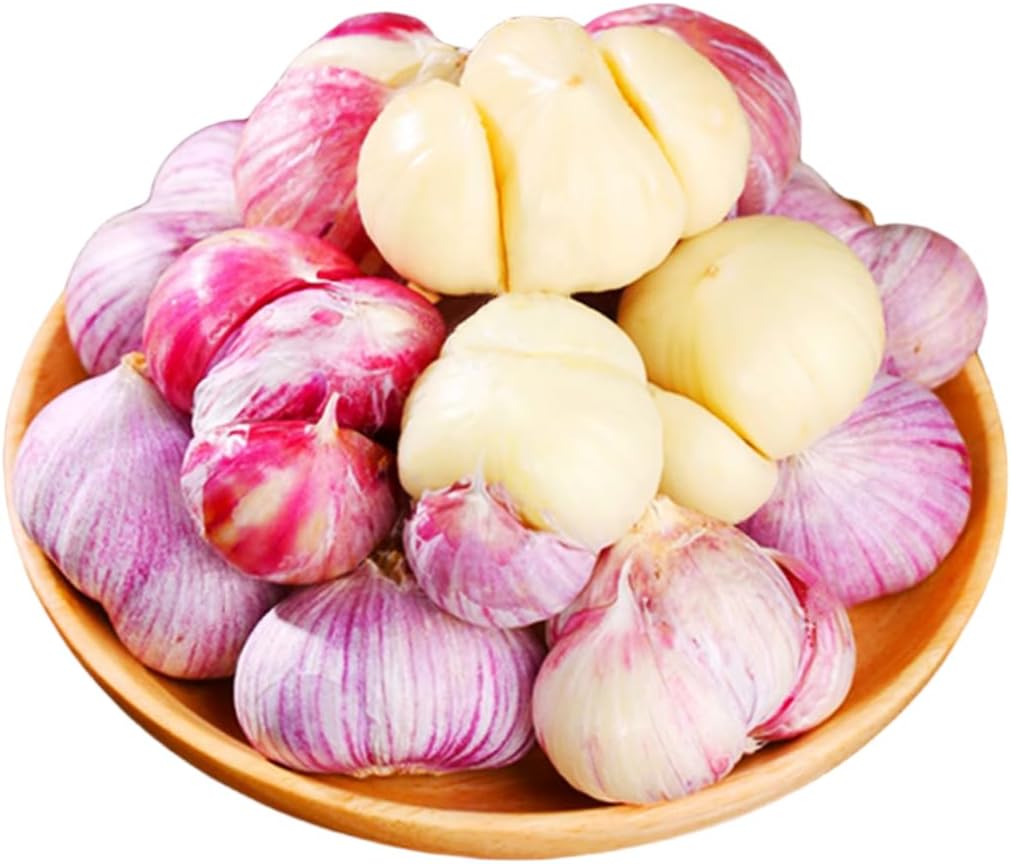 1 Pound Hard Neck Garlic for Planting in Fall, Red Garlic Bulb for Planting, Fresh and High Yield, Cold Hardy, Planting Softneck Hardneck
