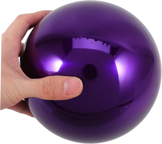 ibasenice Garden Reflection Ball Outdoor Decorative Spheres Polishing Reflective Ball for Landscape