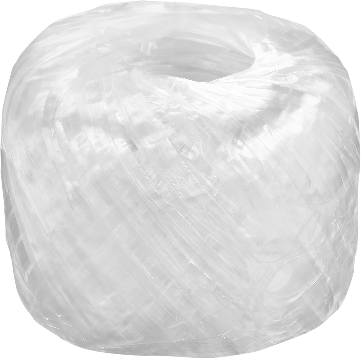 MECCANIXITY Polyester Nylon Plastic Rope Twine Household Bundled for Packing Gardening Craft,150m Length,White