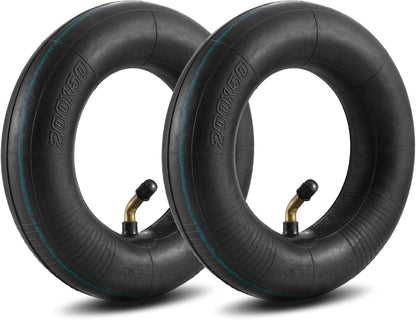 200x50" Inner Tubes, 2 Pack Heavy Duty Replacement Electric Scooter Tire Inner Tube Compatible with Razor E100, E150, E200, Power Core E100, Dune Buggy, ePunk, Crazy Cart, PowerRider 360, eSpark