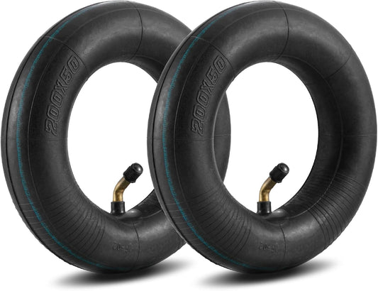200x50" Inner Tubes, 2 Pack Heavy Duty Replacement Electric Scooter Tire Inner Tube Compatible with