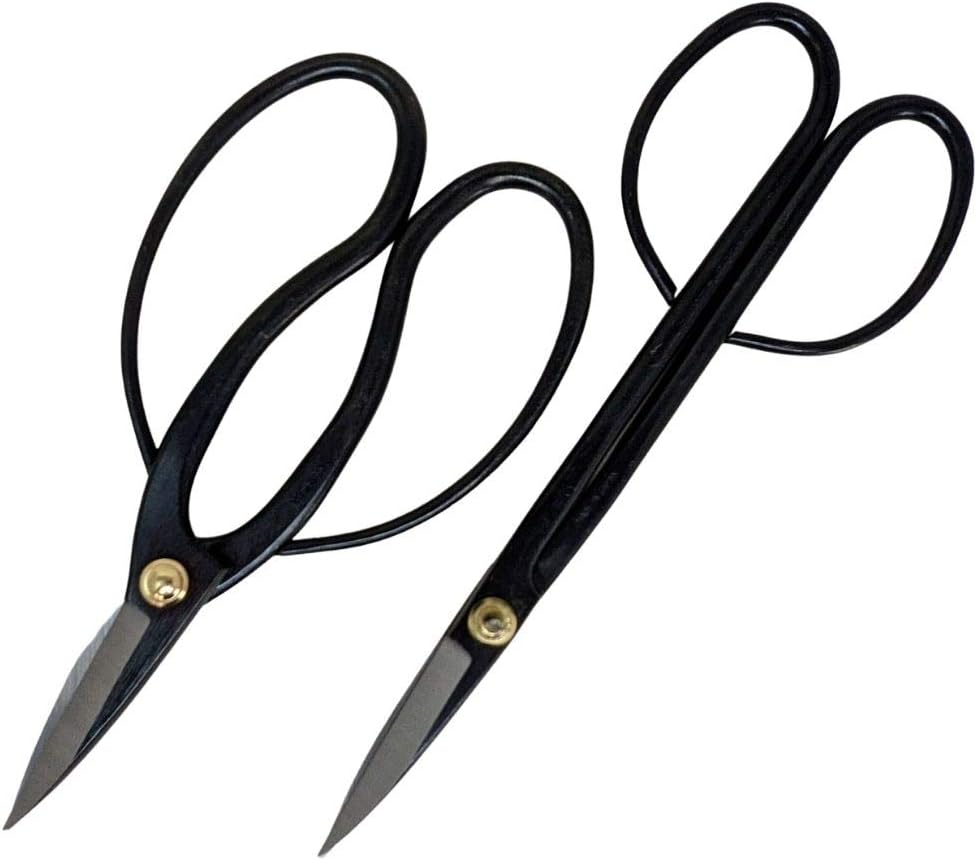 Bonsai Outlet Scissors Pruning Kit - Yoshiaki Heavy Duty Japanese Shears, Bonsai Clippers for Trimming Plants, Arranging Flowers and Working on Bonsai Trees, Carbon Steel Garden Tools