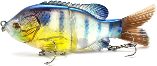 5.9in Multi Jointed Swimbait Fishing Lures Bait,2 Segment Big Giant Sinking Fishing Bass