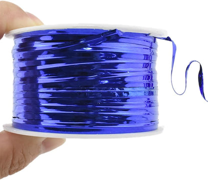 HAHIYO 100Yards/300Feet/91M Blue Metal Twist Ties Bread Candy Coffee Bag Ties Plant Garden Twist Ties for Cellophane Treat Bag Gift Wraping Bag Plastic Bag Halloween Party Cake Present Art Craft