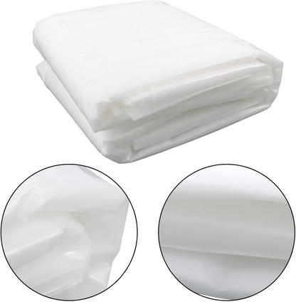 18 x 60FT Greenhouse Plastic Sheeting, 6 Mil Heavy Duty Clear Polyethylene Film, Covering for Gardening, Farming