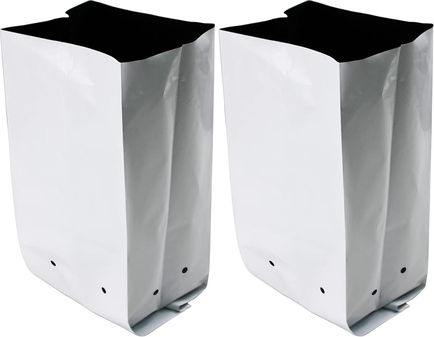 HFS(R Poly Grow Bag Planters Panda Film Black and White for Nursery Horticulture 3 Gallon - 50 PC (Pack of 2)