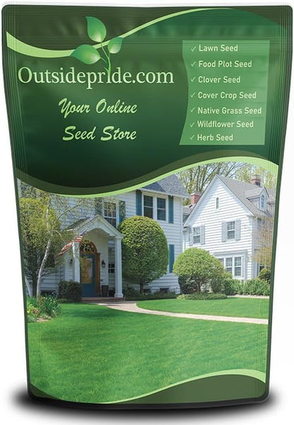 Outsidepride Fireball & Hattrick Rye Grass Seed Blend - 5 Lbs. Wear Tolerant, Fine Leaf Texture Perennial Rye Grass Seeds for Lawn, Sports Turf & More, OptiGrowth Coated for Better Establishment