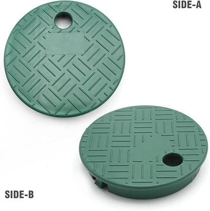 2/4 Pcs ID 5.5" OD 6" Valve Box Cover Lid for Sprinkler Irrigation System (6 inch 4 PCS)