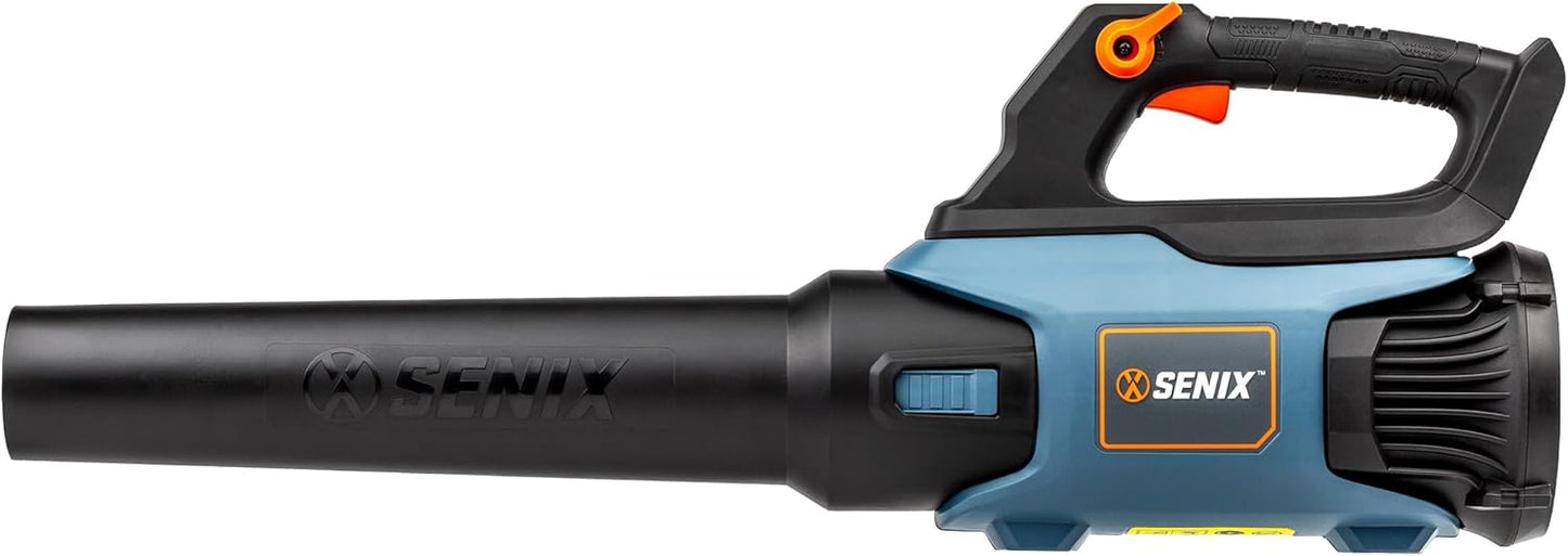 SENIX X2 20 Volt Max* 3-Piece Cordless Power Tool Combo Kit with Battery Powered 10" String Trimmer, Variable Speed Leaf Blower, 18" Hedge Trimmer, Includes 2 Batteries & Battery Charger (S2K3B2-01)