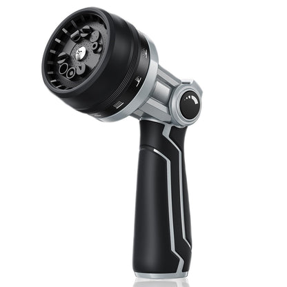 RAINPOINT Full-Metal Garden Hose Nozzle, Heavy Duty Water Hose Nozzle Sprayer With 10 Adjustable