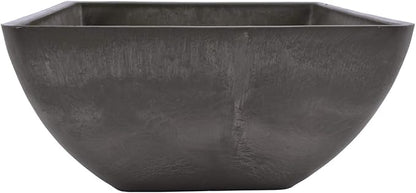 Arcadia Garden Products PSW FBD30DC Simplicity Square, 12 by 12 by 6-Inch, Dark Charcoal