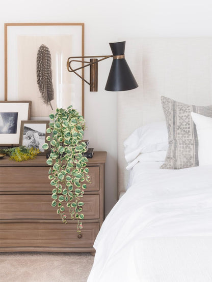 Briful 3 Pack Fake Hanging Plant 39.3" Artificial Hanging String of Hearts Plant Faux Trailing Vine with Heart-Shaped Leaves Lush Cascading Fake Geenery for Home Wall Garden Patio Shelf Decor