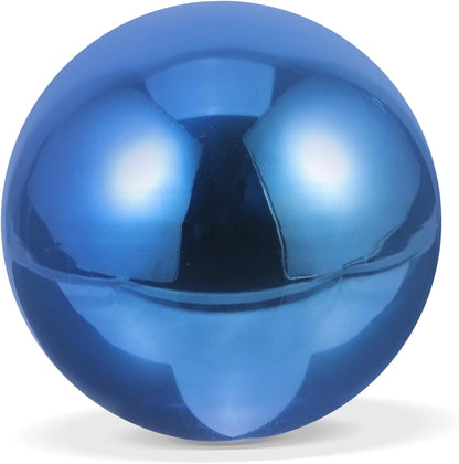 STOBAZA Polished Stainless Steel Gazing Ball Reflective Hanging Garden Ornament for Outdoor Indoor Decor Decorative Metal Mirror Ball Decor 12 Inches