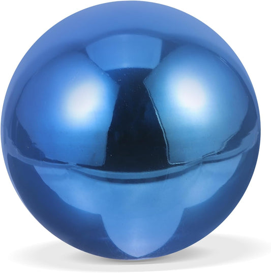 STOBAZA Polished Stainless Steel Gazing Ball Reflective Hanging Garden Ornament for Outdoor Indoor Decor Decorative Metal Mirror Ball Decor 12 Inches