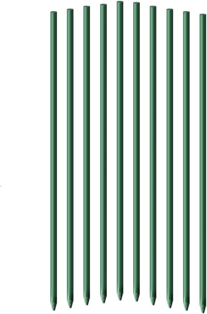 Garden Stakes 5-Ft for Climbing Plants Supports Pole 20 Pack EcoStake Rust-Free Plant Sticks Fence Post 60inch