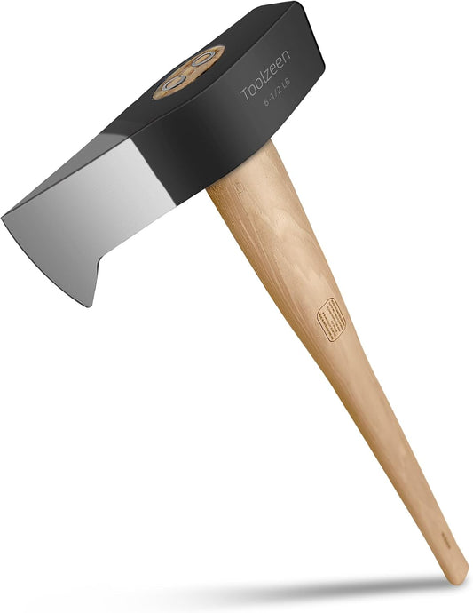 Splitting Maul- Wood Splitter Maul 6 1/2 lbs Head- Heavy Duty Wood Splitter Axe with 36" ergonomics