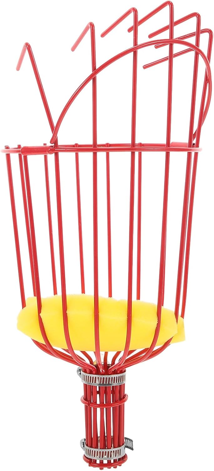 Kisangel 1pc Tool Pecan Picker Mango Picker Pole Adjustable Fruit Picker Avocado Tool Fruit Collector Tool Fruit Harvester Fruit Picker Tool Fruit- Device Rod Persimmon