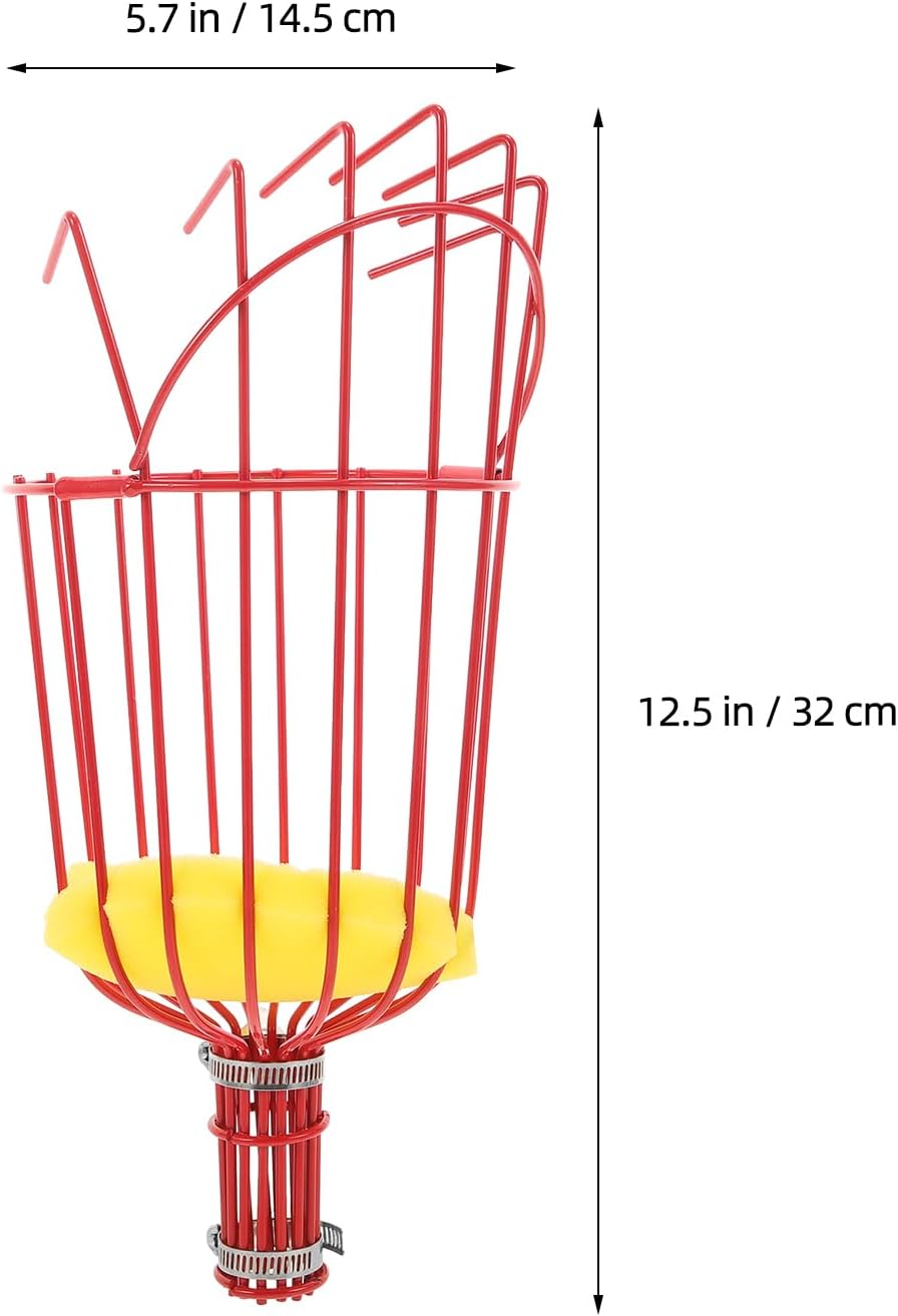 Kisangel 1pc Tool Pecan Picker Mango Picker Pole Adjustable Fruit Picker Avocado Tool Fruit Collector Tool Fruit Harvester Fruit Picker Tool Fruit- Device Rod Persimmon