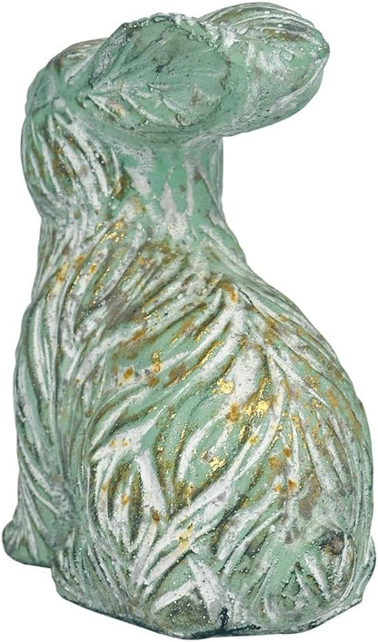 All Chic Bunny Decor Garden Statue Cement Rabbit Statue for Home Garden Indoor Outdoor Statues for Yard,Front Yard Decor,Easter Rabbit Figurines