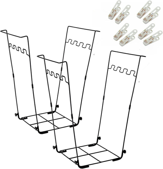 Garden Trash Bag Holder - Outdoor Leaf Bag Support Stand Multi-Use Metal Garbage Bag Holder Frame