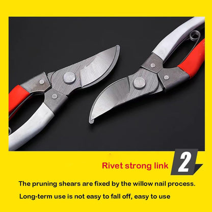 Pruning Shears - Garden Shears - Manual Pruning Shears, Heavy Duty Garden Tools for Farm Home and Professional Gardens (1)