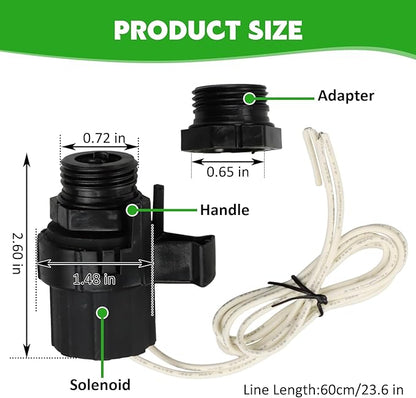 236239 Solenoid Repair Kit Replacement for SOLASSG4 Garden Sprinkler System PGA, PEB, EFB-CP, BPE/BPES and GB Valves