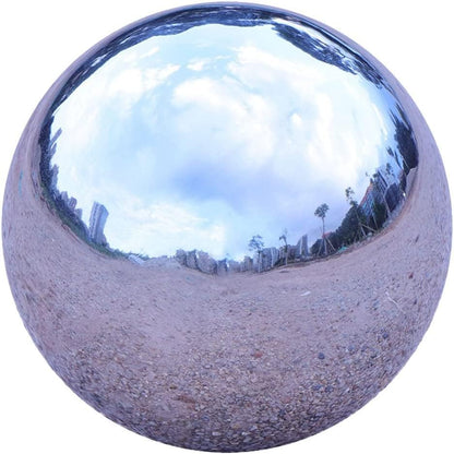 Gazing Balls for Garden, Home Outdoor Hollow Sphere Stainless Steel Gazing Globe Mirror Ball (3 Inch)