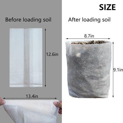 Belit Large Non-Woven Plant Nursery Bags, 30 Pcs Grow Bags Seedling Pots Container for Tree,Vegetable, Flower, Plant Grow (12.6"x13.4")
