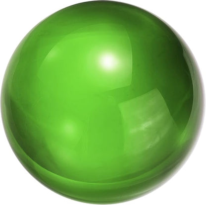 uxcell 50mm/2" Crystal Sphere Ball Glass Solid Decorative Sphere Crystal Ball Prop Ornament for Feng Shui Divination Fortune Telling Tabletop Fountain Decoration, Green