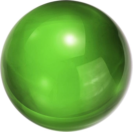 uxcell 50mm/2" Crystal Sphere Ball Glass Solid Decorative Sphere Crystal Ball Prop Ornament for Feng Shui Divination Fortune Telling Tabletop Fountain Decoration, Green