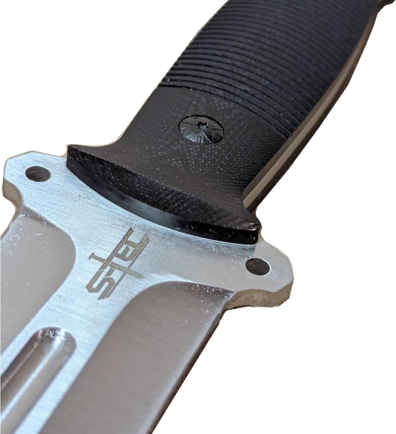 NLX Premier 12" Full Tang Stainless Steel Machete with G10 Handle & Durable PVC Kydex Sheath. for Collection, Gift and Camping Purpose (Black)
