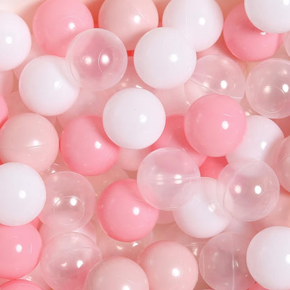 TRENDPLAY Plastic Balls for Ball Pits - Hollow Balls- Safe and Exciting Playtime - Perfect for Baby Pools, Birthday Party Decoration