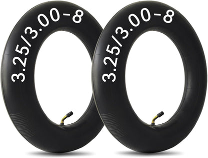 3.50/3.25/3.00-8 Inner Tube for 8 Inch Rim Sizes 3.50-8 3.25-8 3.00-8 3-8 300-8 350-8 Tire Tubes with Bent Valve Stem for Wheelbarrows, Mowers, Garden Cart, Hand Trucks, 2 PCS
