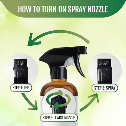 Kate's Home & Garden Plant Spray for Insects & Getting Rid of Gnats with 12 Sticky Traps. Fungus Gnat Killer & Bug Spray for Indoor Plants (16oz, Peppermint, Pet Safe, Non Toxic)