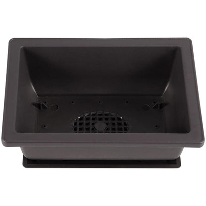 20 Packs 6.5 Inches Bonsai Training Pots, Plastic Bonsai Tree Pots with 20 PCS Trays, Rectangular Bonsai Pots Planters, Black2