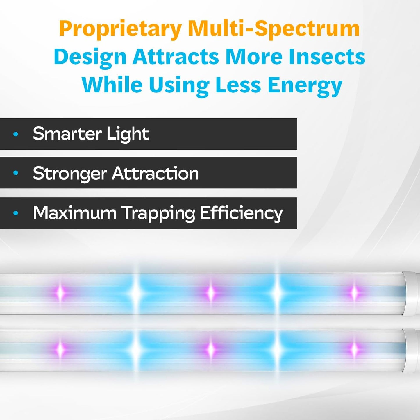 Gardner WS-85 Indoor Fly Trap with Proprietary LED, Decorative Wall Sconce Fly Light -40,000 Hour Rated Bulb, No Zap and Smell, Built to Last for Restaurants and Cafes, Made in USA for Commercial Use