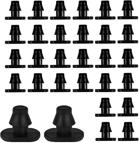 BEADNOVA Drip Irrigation Parts 60 Pcs 1/4 Inch Barbed End Plugs Goof Plugs Drip Irrigation Fittings Drip Line Connectors for 1/4 Inch Irrigation Tubing Garden Watering System (60pcs)