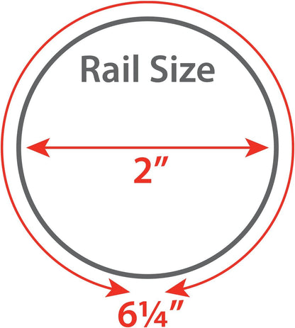 Grace Start-Right Quilt Clips | Rail Clips for Quilting Frames | Fabric Management Quilt Clips for Rolling Rail Frame Quilting or Hand Quilting (Pink 2" Diameter Quilt Clips)