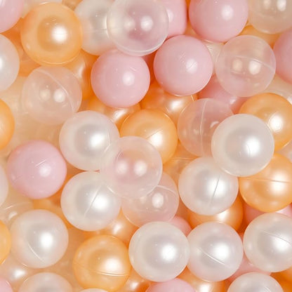 TRENDPLAY Plastic Balls for Ball Pits 2.2 Inch, Pack of 50 100 200 500 Hollow Balls, Perfect for