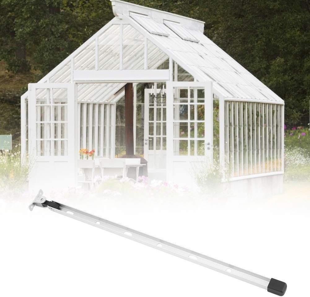 Tyenaza Manual Greenhouse Support, Aluminum Greenhouse Window Stay Kit Roof Vent Opener Bar for Garden Greenhouses Roof Ventilation