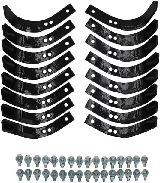 RAParts 108802 1245K 10802 New Tiller Tine Set Fits Troybilt Tiller Model 15008 Fits Ariens