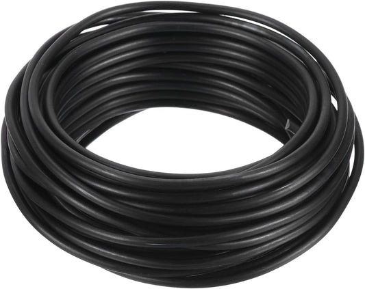 PATIKIL 3.5mm Bonsai Training Wire, Floral Wire Stems Anodized Aluminum Tree Wire 32.8 Feet Total for Gardening Branch Fixing, Black