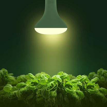 Briignite LED Grow Light Bulb, BR30 Grow Light Bulbs, Full Spectrum Grow Light Bulb 12W, 120W Equivalent, Plant Light Bulbs E26 Base, Grow Light for Indoor Plants, Seedlings, Greenhouse, 1 Pack