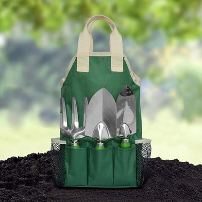 GardenHOME 11-Piece Gardening Tool Set, Garden Tool Kit with Tote Bag, Adjustable Apron, and Gardening Accessories, Perfect Gardening Gifts for Women and Men