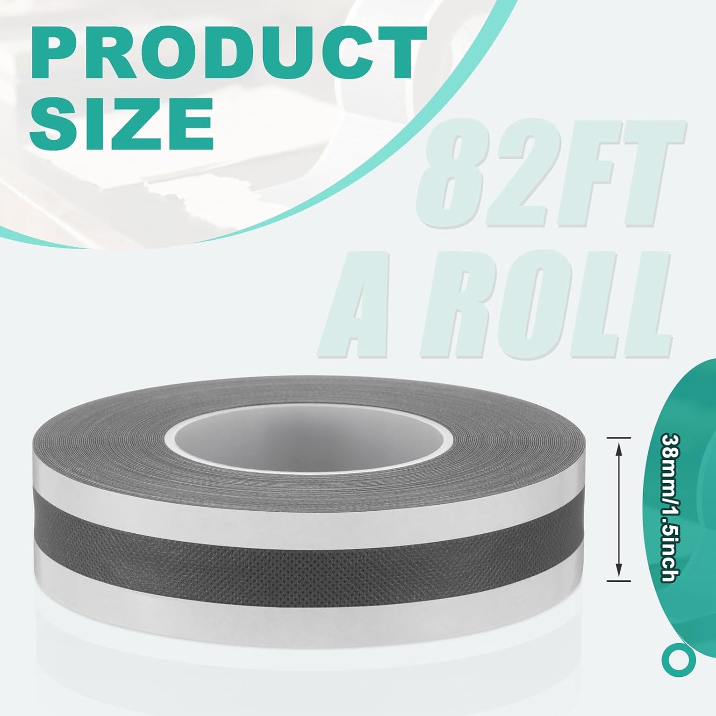Frienda 2 Roll 82 ft Vented Polycarbonate Tape Dustproof Waterproof Self Adhesive Greenhouse Tape UV Heat Resistant for Polycarbonate Greenhouse Panel Roofing Multi Wall Panels Outdoor Repairs(38 mm)