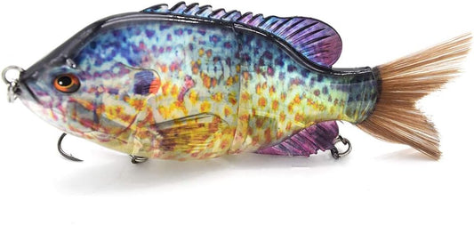 5.9in Multi Jointed Swimbait Fishing Lures Bait,2 Segment Big Giant Sinking Fishing Bass