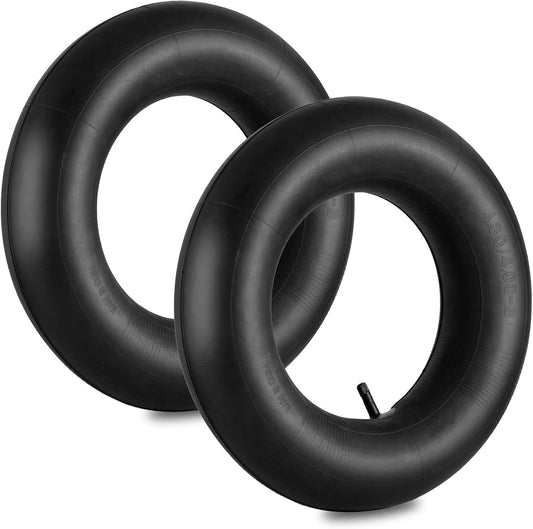 4.80/4.00-8" Inner Tube with Straight Valve Stem (2-Pack) - Heavy Duty Replacement Tire Tubes for