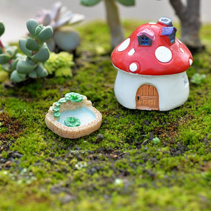 Fairy Garden Pond 15 Pack Mini Pond for Fairy Garden Accessories Outdoor Small Ponds Miniature Figurines Zen Gardens Terrarium Decor Little Statues Brown